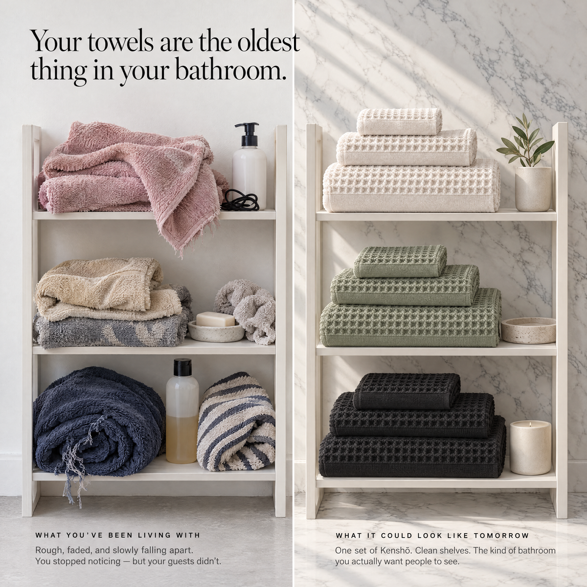 Kenshō Waffle Towel
